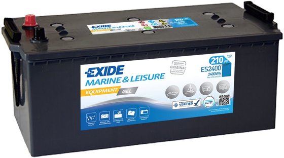 EXIDE Equipment Gel ES 2400, 210 Ah