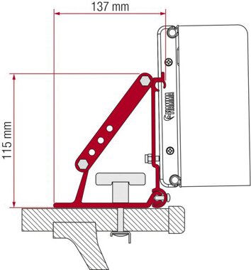 Fiamma Kit fr F35, F45, F1,  F50, F55 und Compass