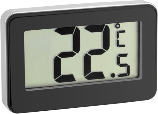 TFA Digitales Thermometer schwarz