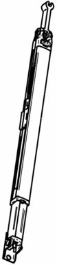 Thule Omnistor Sttzfu fr Lnge 167 cm, Markisenlnge 3,5 - 4,5 m