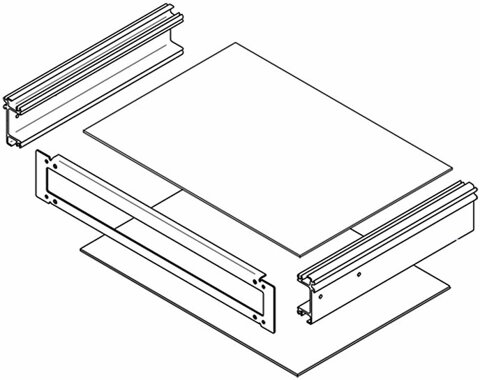 Thule-Omnistor Montagerahmen Slide-Out Step Manuell, 400