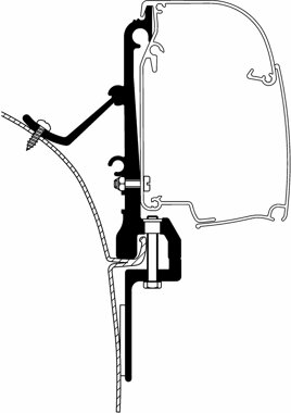 Thule Omnistor Van-Adapter