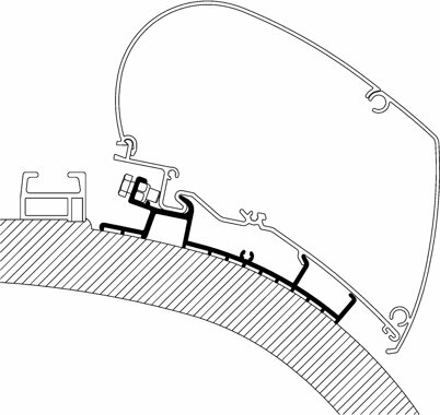 ?Thule Omnistor Adapter Carthago Chic, Lnge 5 m