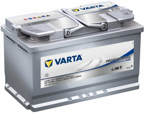 VARTA Professional Dual Purpose LA80, 80 Ah