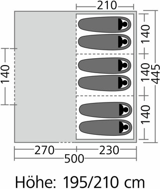 Coleman Vespucci 6 Das Tunnelzelt fur 6 Personen camping 4 you