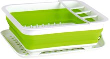 Camp4 Silikon-Geschirrtrockner 37x31x6/13cm - Wei/lime