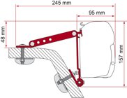 Wall-Adapter-Kit - Fr F45 / F70