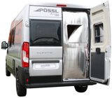 Hecktrisolierung Premio 1-teilig - Mit Fensterausschnitt - Ford Transit H3