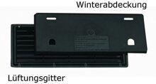 Lftungsgitter 375x150 mm, Winterabdeckung