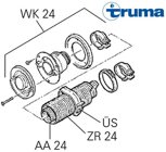 Zufhrrohr ZR 24, 64 mm (laufender meter)