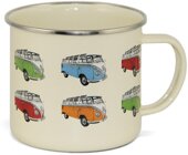 VW Collection Emaille Tasse wei