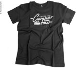 Herren T-Shirt Holiday Travel "Camper on Tour" Collection, Dunkelgrau, S