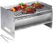 CAMP4 Edelstahl Faltgrill 250x400x220 mm