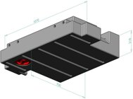 Abwassertank 100 L fr MB Sprinter, VW Crafter und MAN TGE ab 2017