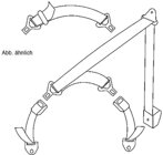 3 Punkt Automatik Spezialgurte - Waagerechte Gurtrolle