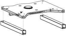 Adapter fr Sitzkonsole - Fr Renault Trafic X82 und Baugleiche