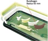 Fensterabdeckprofil / Fensterrahmen - Rundbogen 60 