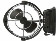 Ventilator Sirocco II 12 / 24 V - Schwarz