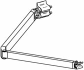 Thule-Omnistor Gelenkarm 2 m Thule Omnistor 5102, rechts