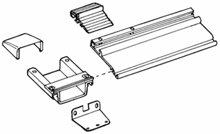 Thule-Omnistor Montagesatz Serie 6 fr 2 Schienen