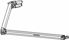 Thule Omnistor Gelenkarm 2,5 m rechts TO 6300 2,6 m